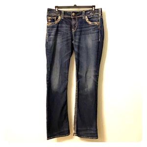 Silver brand Blue Jeans - low-Rise Straight Leg